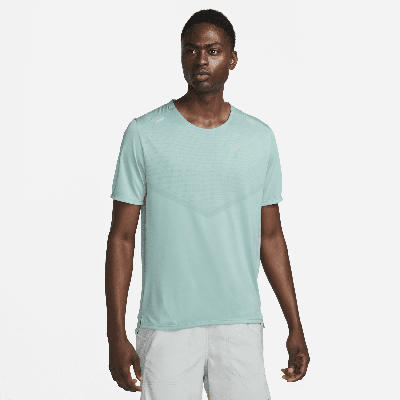 Shop Nike Men's Rise 365 Dri-fit Short-sleeve Running Top In Green