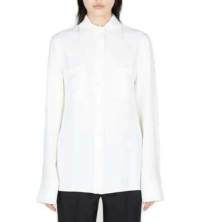 Shop Stella Mccartney Buttoned Shirt In White