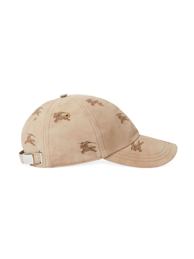 Shop Burberry Men's Equestrian Knight Baseball Hat In Soft Fawn