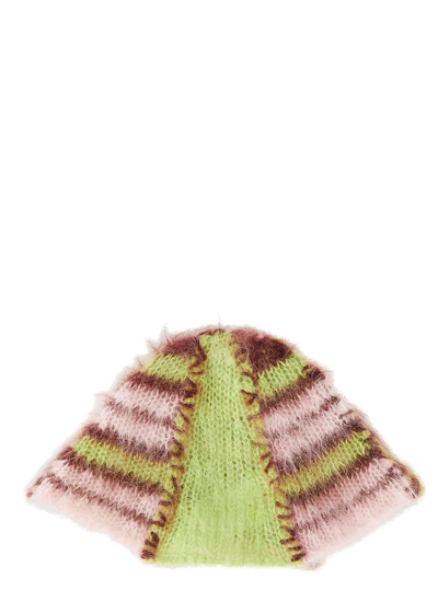Shop Marni Striped Knitted Pull In Multi