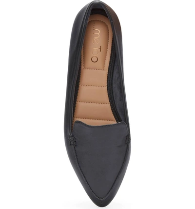 Shop Me Too Audra Pointy Toe Flats In Black