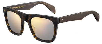 Rag & Bone Rnb5002s Ct 0n9p Flattop Sunglasses In Multi