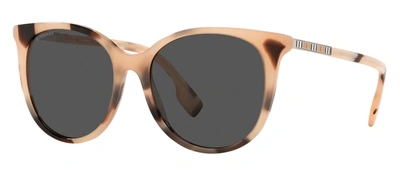 Shop Burberry 0be4333 350187 Cat Eye Sunglasses In Multi