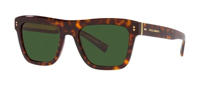 Shop Dolce & Gabbana Dg4420 502/71 Square Sunglasses In Multi