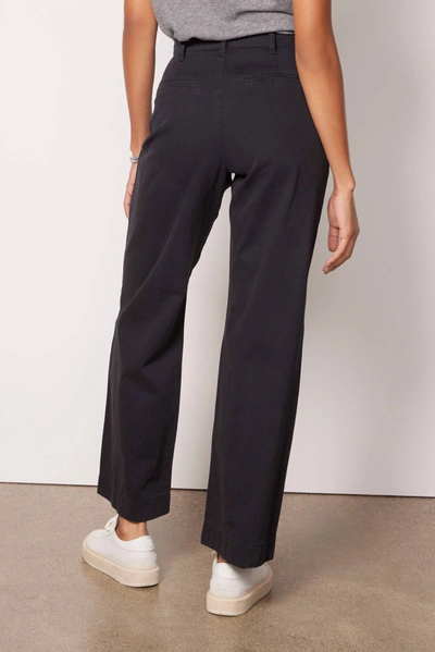 Pistola Ellery High Rise Wide Leg Trouser In Fade To Black In Multi