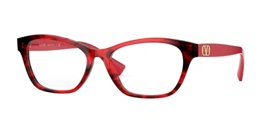 Shop Valentino Va 3056 5020 Cat Eye Eyeglasses In Multi