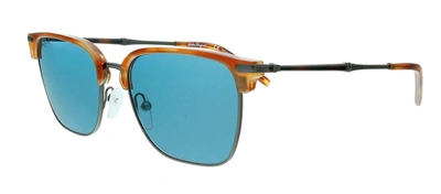Shop Ferragamo Sf227s 086 Clubmaster Sunglasses In Multi