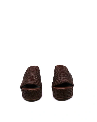 Shop Matisse Peony Platform Shoes In Brown