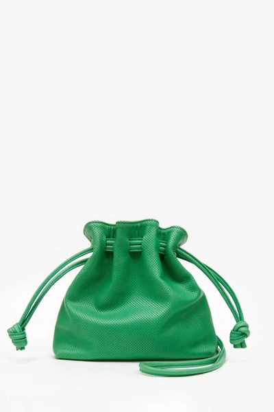 Clare V. Petit Henri Maison Drawstring Bag in Green