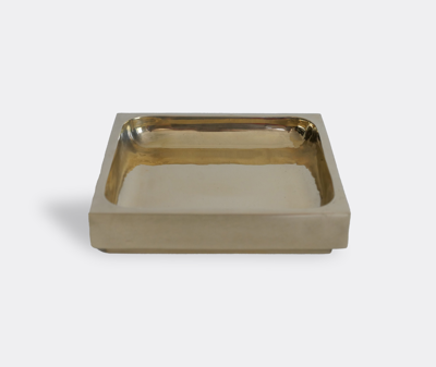 Michaël Verheyden Serving And Trays Brass Uni In Brass