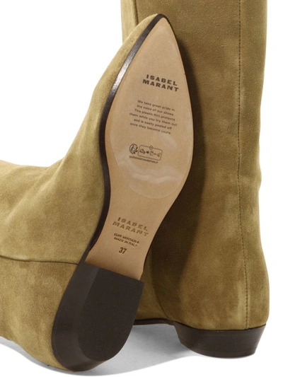 Shop Isabel Marant "skarlet" Boots In Beige