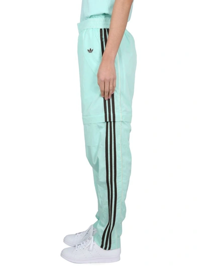 Shop Adidas Originals By Wales Bonner Nylon Jogging Pants With Logo Unisex In Blue