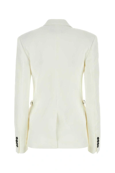 Jw Anderson Mm6 Maison Margiela Polyester-blend T-shirt For Comfort In White
