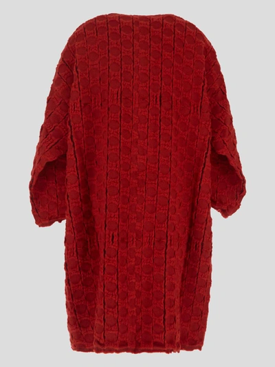 Shop Uma Wang Coats In Red