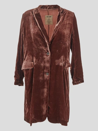 Shop Uma Wang Coats In Darkred