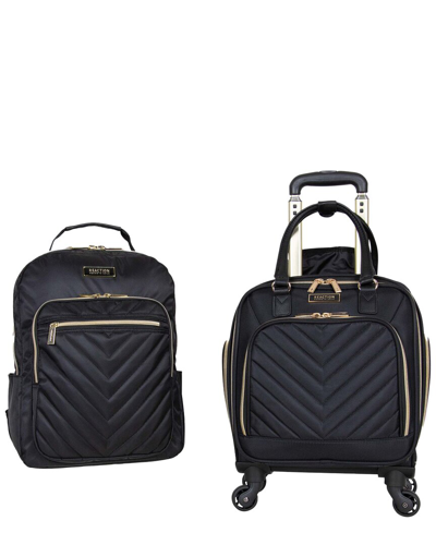 Shop Kenneth Cole Reaction Chelsea Underseater Luggage In Black
