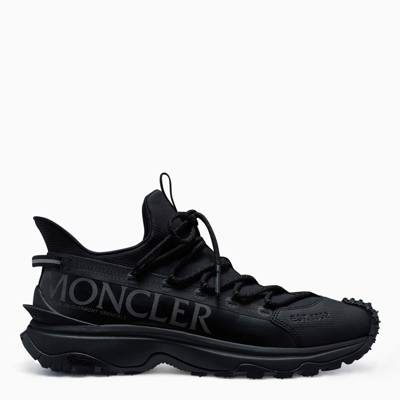 Shop Moncler Black Trailgrip Lite 2 Sneakers