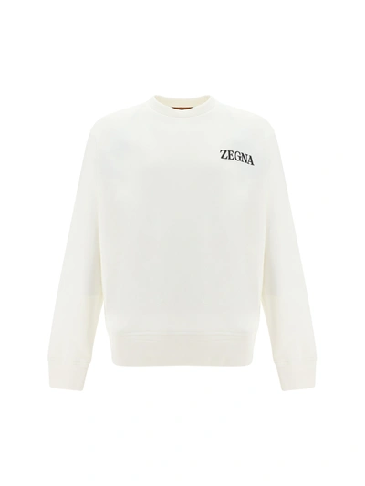 Shop Zegna Sustainable Cotton Sweatshirt