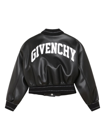 Givenchy 4g-motif Bomber Jacket In Black