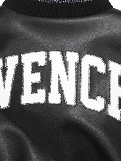 Givenchy 4g-motif Bomber Jacket In Black