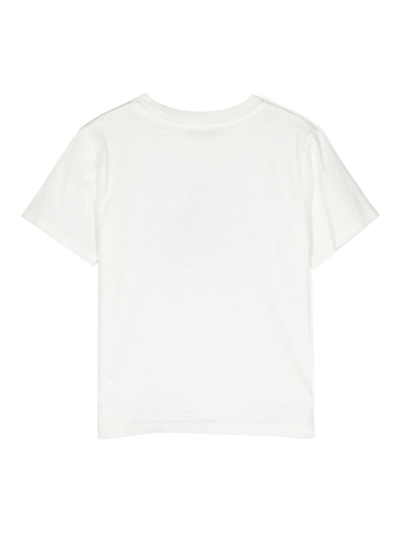 Shop Bonpoint Graphic-print Cotton T-shirt In White