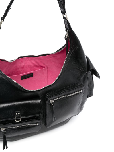 Blumarine Large Hobo Shoulder Bag In Black