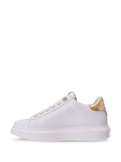 Shop Karl Lagerfeld Kapri Karl Ikonic Low-top Sneakers In White