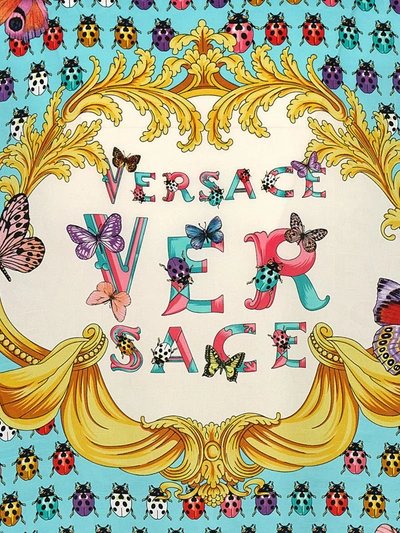 Shop Versace La Vacanza Capsule Shirt In Multicolor