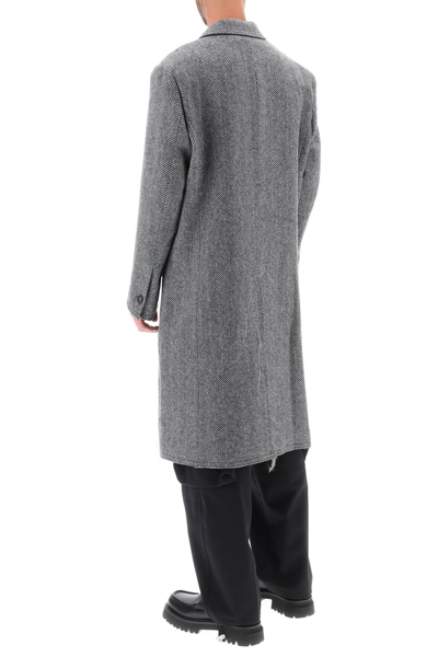 Shop Andersson Bell 'moriens' Double-breasted Coat In Grey