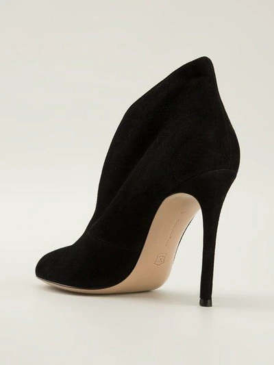 Shop Gianvito Rossi Curved Top Booties