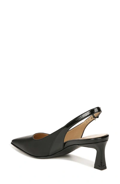 Shop Naturalizer Tansy Slingback Pump In Black Smooth