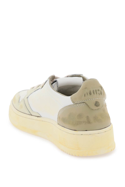 Shop Autry Low Super Vintage Sneakers In White Mud Asp (white)
