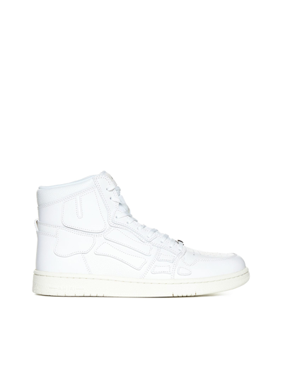 Shop Amiri Sneakers In White Smooth