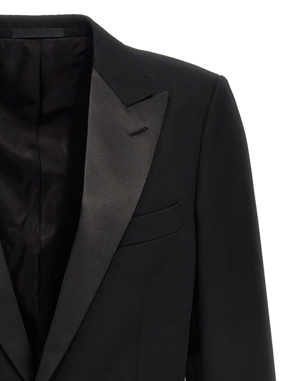 Shop Lanvin Tuxedo Blazer Jacket In Black