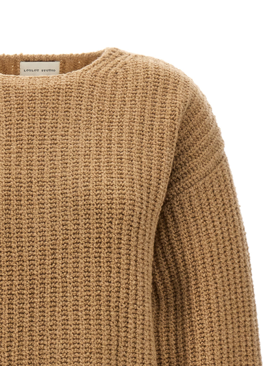 Loulou Studio Lola Sweater, Cardigans Beige In Beige