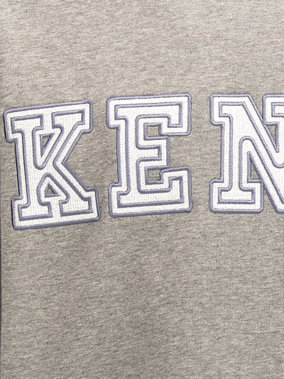 Shop Kenzo Academy Sweatshirt In Gray