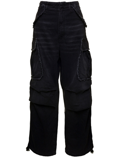 Darkpark Vivi Cargo Denim In Black