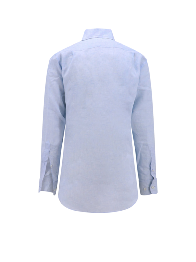 Shop Loro Piana Shirt In Blue