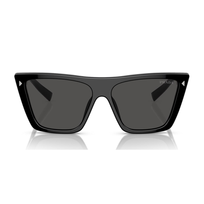 Shop Prada Pr21zs 1ab5s0 Sunglasses In Nero