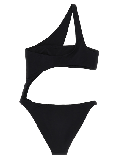 Shop Versace Medusa One-piece Swimsuit In Black