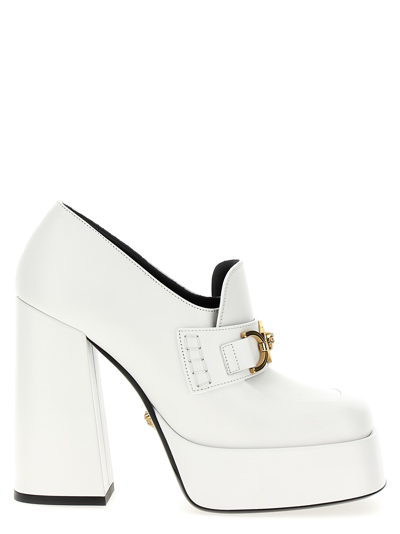 Shop Versace Medusa 95 Pumps In White