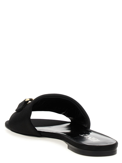 Shop Versace Medusa Sandals In Black
