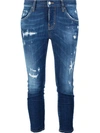 DSQUARED2 'Cool Girl' cropped jeans,MACHINEWASH