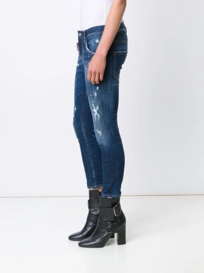 Shop Dsquared2 'cool Girl' Cropped Jeans
