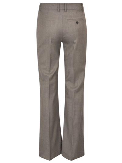 Shop True Royal Wrap Fitted Trousers In Grigio
