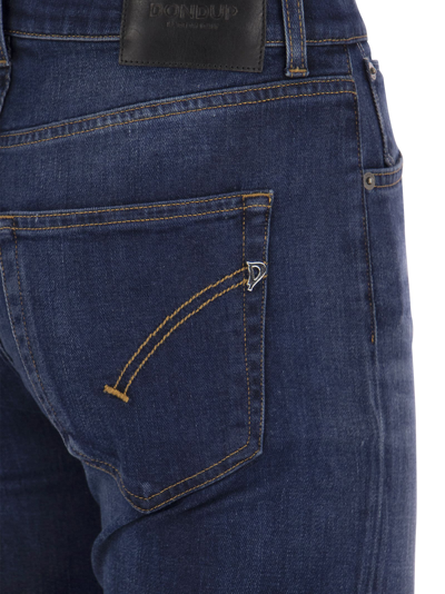 Shop Dondup Daila - Organic Stretch Denim Jeans In Dark Denim