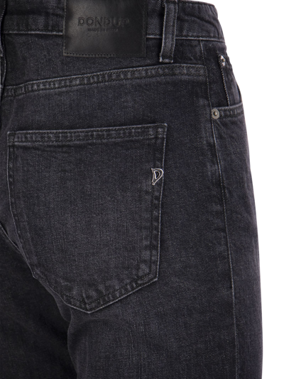 Shop Dondup Cindy - Regular Stretch Denim Jeans In Black