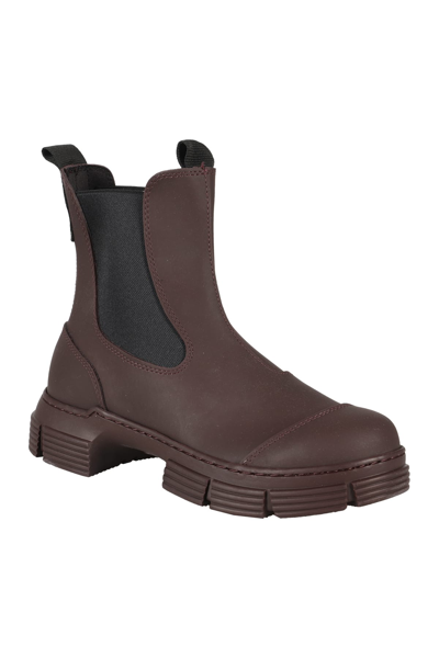 Shop Ganni Recycled Rubber City Boot