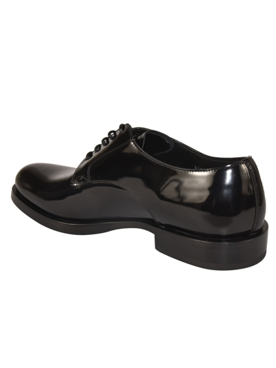 Shop Dolce & Gabbana Classic Lace-up Derby Shoes In Black