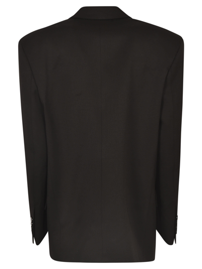 Shop Attico Single-buttoned Blazer In Black